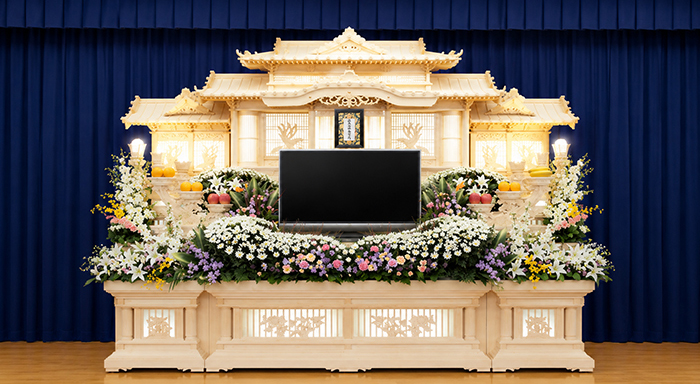 80万円コース なごみ祭壇