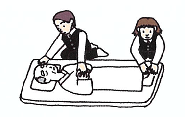 美容・着付けイラスト